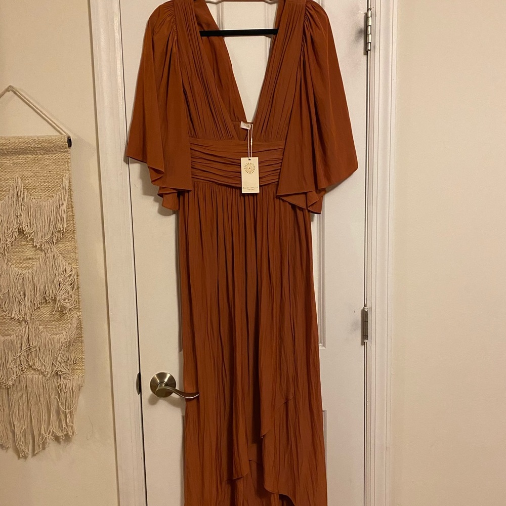 Ramy Brook Kinslie Dress in Terra Cotta
